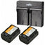 Jupio Battery Charger Kit Dual 2x Np-fz100 2040mah For Sony Alpha Digital Cameras