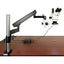 Omax 3.5x-90x Trinocular Zoom Microscope with Articulating Arm Boom Stand with 144 LED Ring Light - Jacobs Digital