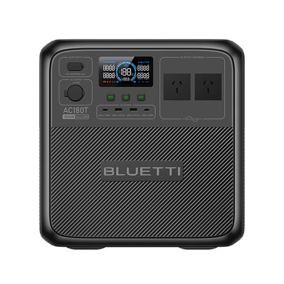 Bluetti Ac180t Home & Portable Hotswap Battery Power Station | 1800w (2700w Surge) 1433wh - Jacobs Digital