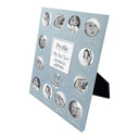 Profile First Year Blue Metal Baby Frame Metal Photo Frame - Jacobs Digital