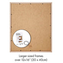 Profile Elegant Deluxe White 12x16/8x12 Photo Frame - Jacobs Digital