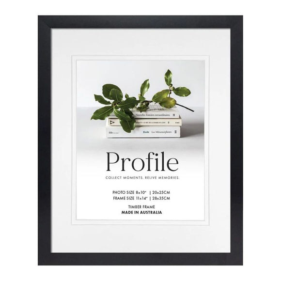 Profile Elegant Deluxe Black 11x14/8x10 Photo Frame - Jacobs Digital