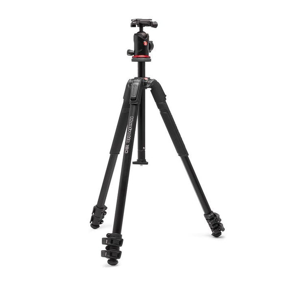 Manfrotto 190x Aluminum 3 Section Tripod W Ball Head Tripod