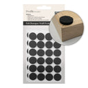 Profile Black Felt Bumper Wall Protectors Pack Of 48 Accessories - Jacobs Digital