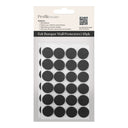 Profile Black Felt Bumper Wall Protectors Pack Of 48 Accessories - Jacobs Digital