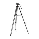 Manfrotto 500x And Twin Leg Aluminium Video Tripod