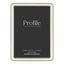 Profile Heirloom White Gold Beaded 5x7 Metal Photo Frame Metal Photoframe - Jacobs Digital