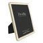 Profile Heirloom White Gold Beaded 5x7 Metal Photo Frame Metal Photoframe - Jacobs Digital