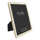 Profile Heirloom White Gold Beaded 5x7 Metal Photo Frame Metal Photoframe - Jacobs Digital