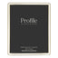 Profile Heirloom White Gold Beaded 8x10 Metal Photo Frame