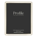 Profile Heirloom White Gold Beaded 8x10 Metal Photo Frame