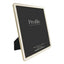 Profile Heirloom White Gold Beaded 8x10 Metal Photo Frame