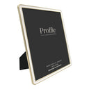Profile Heirloom White Gold Beaded 8x10 Metal Photo Frame