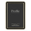 Profile Heirloom Black Gold Beaded 4x6 Metal Photo Frame