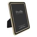 Profile Heirloom Black Gold Beaded 4x6 Metal Photo Frame