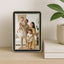 Profile Heirloom Black Gold Beaded 4x6 Metal Photo Frame