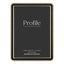 Profile Heirloom Black Gold Beaded 5x7 Metal Photo Frame