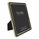 Profile Heirloom Black Gold Beaded 5x7 Metal Photo Frame
