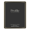 Profile Heirloom Black Gold Beaded 8x10 Metal Photo Frame Metal Photoframe