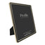 Profile Heirloom Black Gold Beaded 8x10 Metal Photo Frame Metal Photoframe