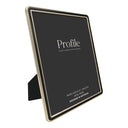 Profile Heirloom Black Gold Beaded 8x10 Metal Photo Frame Metal Photoframe