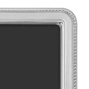 Profile Heirloom Silver Beaded 5x7 Metal Photo Frame Metal Photoframe - Jacobs Digital