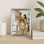 Profile Heirloom Silver Beaded 5x7 Metal Photo Frame Metal Photoframe - Jacobs Digital