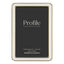 Profile Heirloom White Gold Beaded 4x6 Metal Photo Frame - Jacobs Digital