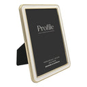 Profile Heirloom White Gold Beaded 4x6 Metal Photo Frame - Jacobs Digital