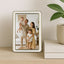 Profile Heirloom White Gold Beaded 4x6 Metal Photo Frame - Jacobs Digital