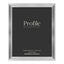 Profle Valentine Silver Beaded 8x10 Metal Photo Frame