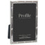 Profile Bamboo Silver Metal Frame 5x7 Metal Photoframe - Jacobs Digital