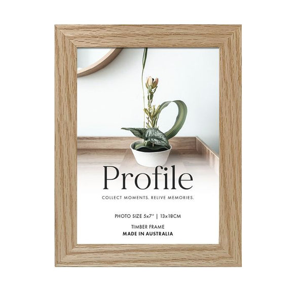 Profile Natural Oak 5x7 Timber Photo Frames - Jacobs Digital