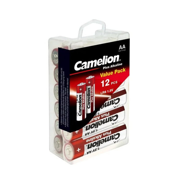 Camelion Plus Alkaline Aa 12pk Batteries - Jacobs Digital
