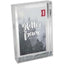 SHOT2GO Photo Block Frame 6x4 Silver Glitter