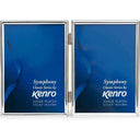 Kenro Symphony Classic Frame DOUBLE 5"x 7" - Silver