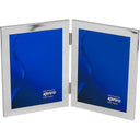 Kenro Symphony Elegant Frame DOUBLE 5"x7" - Silver