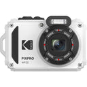 Kodak PIXPRO WPZ2 Waterproof Digital Camera - White - Jacobs Digital