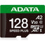 ADATA Speed Plus microSDXC UHS-I U3 A2 V30 Card with Adapter 128GB - Jacobs Digital
