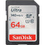Sandisk Ultra Sdhc 64gb Up To 140mb/s Sd Card Class 10 - Jacobs Digital