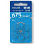 Maxell Hearing Aid Battery Za675 6 Pack