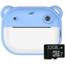 PULSE Instant Thermal Print Digital Camera - Blue