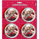 SHOT2GO Spinning Flat Photo Baubles - 4PK - CLEARANCE - ONLY 207 left