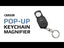 Carson GN-70 Pop-Up Key Chain Magnifier