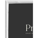 Profile Bamboo White Metal Frame 6x8 Metal Photo Frame - Jacobs Digital