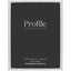 Profile Bamboo White Metal Frame 6x8 Metal Photo Frame - Jacobs Digital