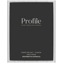 Profile Bamboo White Metal Frame 6x8 Metal Photo Frame - Jacobs Digital