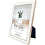 Profile eternal White/rose Gold 5x7 Frame Metal Photoframe - Jacobs Digital