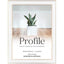 Profile eternal White/rose Gold 5x7 Frame Metal Photoframe - Jacobs Digital