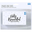 SHOT2GO Magnetic Fridge Frames 3PK Silver